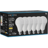 Mexen Nova 6x Bombilla LED E27, A95, 25W, Cálida - 3000K, 2625 lm - L100-E27-2530-01x06