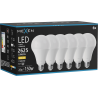 Mexen Nova 6x LED-lamp E27, A95, 25W, Soe - 3000K, 2625 lm - L100-E27-2530-01x06