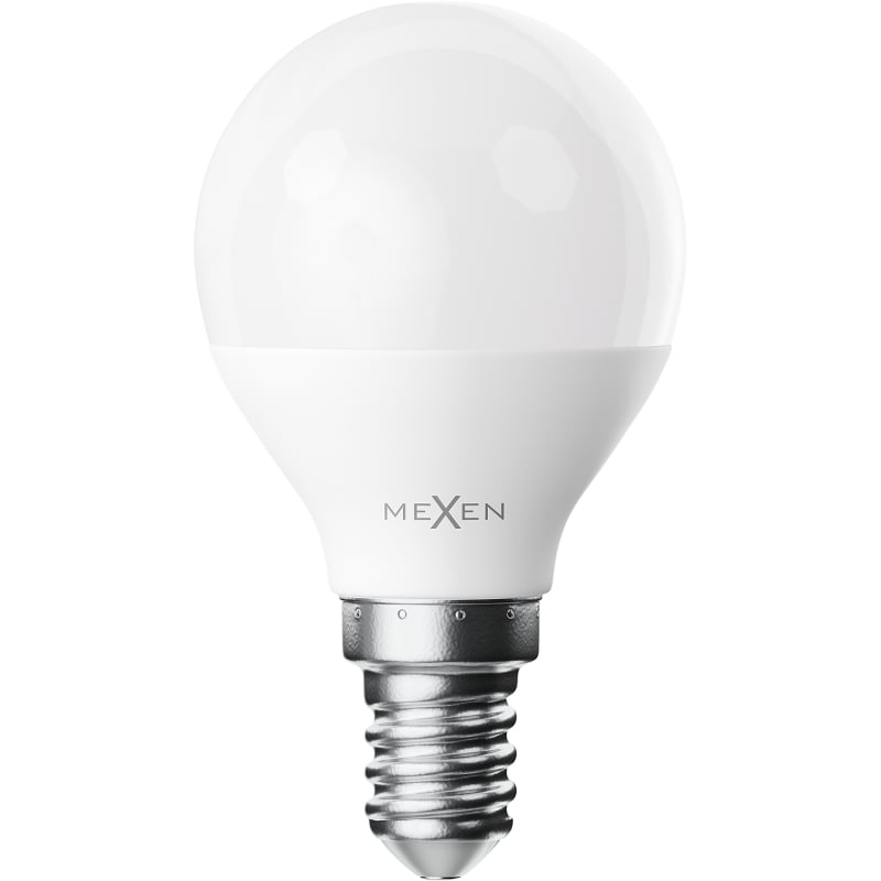 Mexen Nova 6x Bombilla LED E14, G45, 7W, Cálida - 3000K, 735 lm - L101-E14-0730-01x06