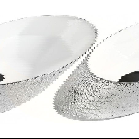 Mexen Clarisa opbouw waskom 41 x 41 cm, wit/zilver - 22074154