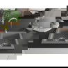 Mexen Mario Granitspüle 2-Kammer 820 x 436 mm, grau, Siphon Chrom - 6504822000-71