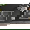 Mexen Mario Granitspüle 2-Kammer 820 x 436 mm, grau, Siphon Chrom - 6504822000-71