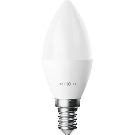 Mexen Nova 6x Ampoule LED E14, C37, 7W, Chaude - 3000K, 735 lm - L102-E14-0730-01x06