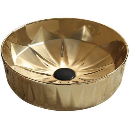 Mexen Dorita countertop washbasin 44 x 44 cm, gold - 22084450