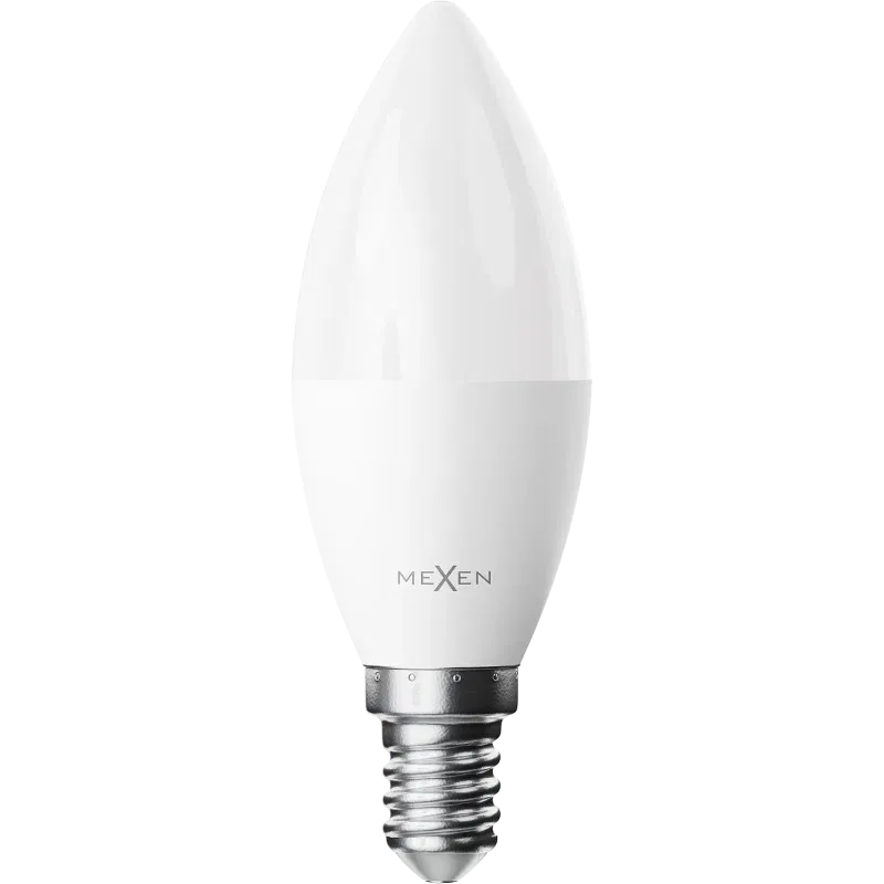 Mexen Nova 6x LED-lamp E14, C37, 8W, Koud - 6500K, 840 lm - L102-E14-0865-01x06