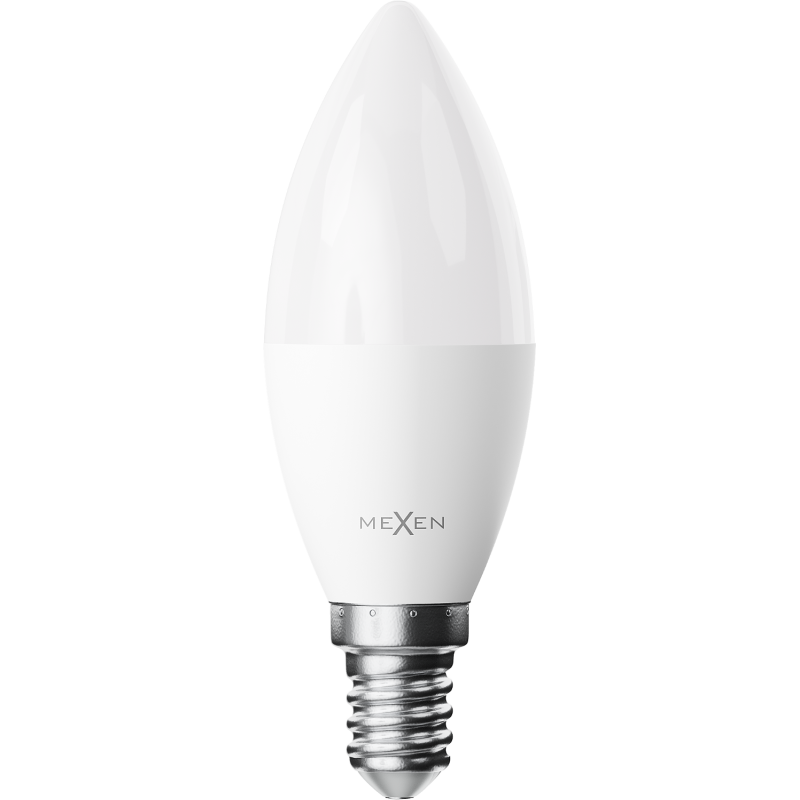 Mexen Nova 6x żarówka LED E14, C37, 10W, Neutralna - 4000K, 1055 lm - L102-E14-1040-01x06