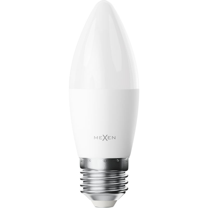 Mexen Nova 3x żarówka LED E27, C37, 10W, Zimna - 6500K, 1055 lm - L102-E27-1065-01x03