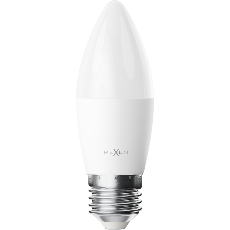 Mexen Nova 6x Λάμπα LED E27, C37, 10W, Ζεστό - 3000K, 1055 lm - L102-E27-1030-01x06