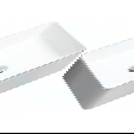 Mexen Estela lavabo sobre encimera 50 x 40 cm, blanco/plateado - 22105052