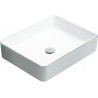 Mexen Estela countertop basin 50 x 40 cm, white/silver - 22105052