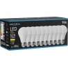 Mexen Nova 10x LED-lampa E27, A60, 5W, Varm - 3000K, 525 lm - L100-E27-0530-01x10