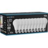 Mexen Nova 10x Bombilla LED E27, A60, 6W, Neutra - 4000K, 630 lm - L100-E27-0640-01x10