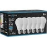 Mexen Nova 10x żarówka LED E27, A60, 6W, Zimna - 6500K, 630 lm - L100-E27-0665-01x10