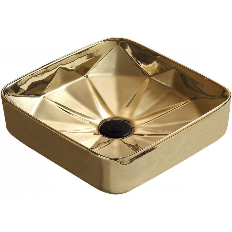 Mexen Elmira lavatório de bancada 41 x 41 cm, dourado - 22094150