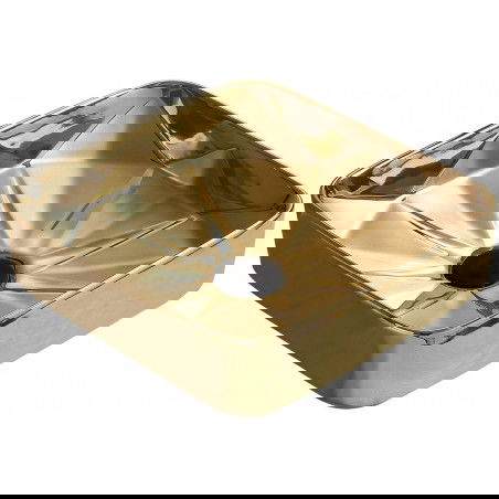 Mexen Elmira lavabo sobre encimera 41 x 41 cm, dorado - 22094150