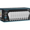 Mexen Nova 10x LED pirn E27, A60, 9W, külm - 6500K, 945 lm - L100-E27-0965-01x10