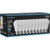 Mexen Nova 10x Bombilla LED E27, A60, 10W, Fría - 6500K, 1055 lm - L100-E27-1065-01x10