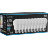 Mexen Nova 10x LED-lampa E27, A60, 12W, Kall - 6500K, 1260 lm - L100-E27-1265-01x10