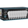 Mexen Nova 10x żarówka LED E27, A60, 15W, Zimna - 6500K, 1575 lm - L100-E27-1565-01x10