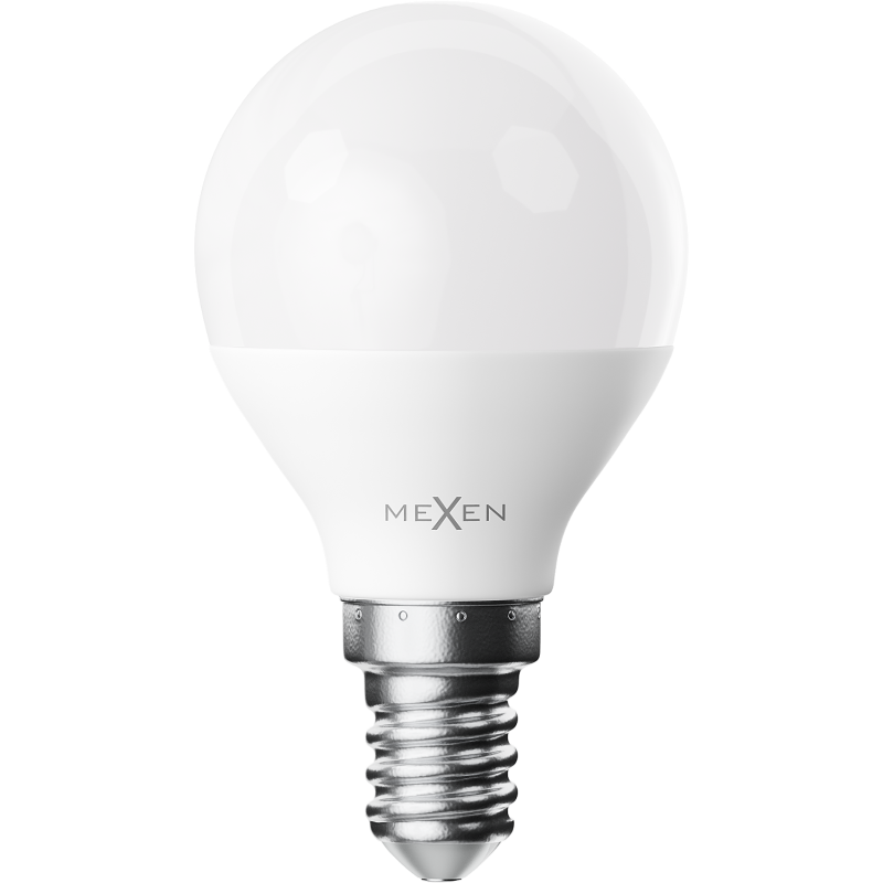 Mexen Nova 10x żarówka LED E14, G45, 4W, Zimna - 6500K, 420 lm - L101-E14-0465-01x10