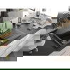 Mexen Cesar granieten spoelbak 1-kamer met afdruiprek 775 x 470 mm, zwart, sifon chroom - 6514771010-77