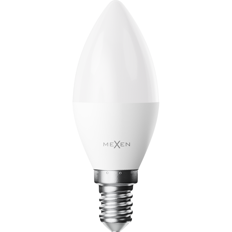 Mexen Nova 10x żarówka LED E14, C37, 1W, Neutralna - 4000K, 105 lm - L102-E14-0140-01x10