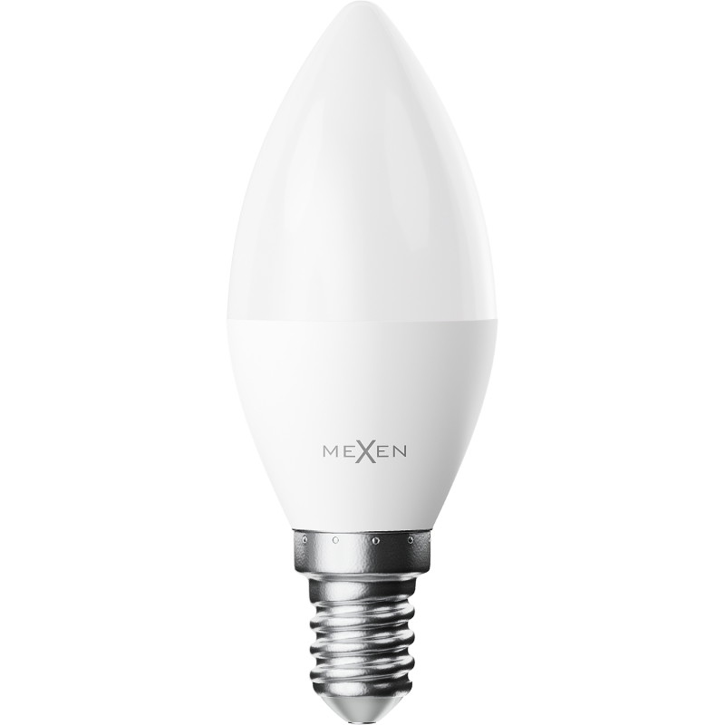 Mexen Nova 10x LED-lampa E14, C37, 6W, Neutral - 4000K, 630 lm - L102-E14-0640-01x10
