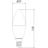 Mexen Nova 10x Bombilla LED E14, C37, 10W, Neutra - 4000K, 1055 lm - L102-E14-1040-01x10