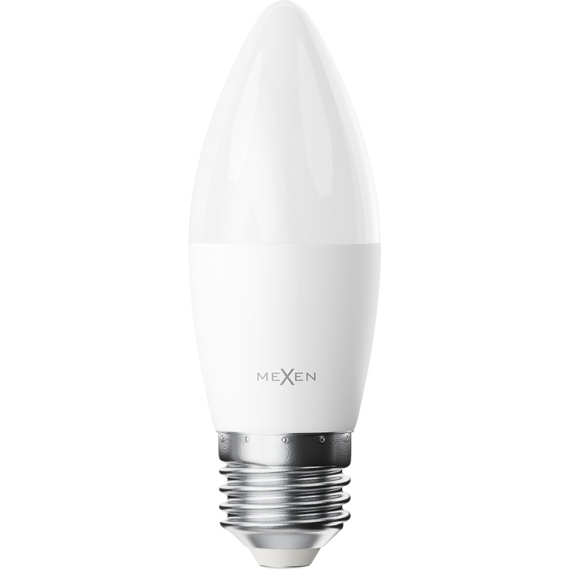 Mexen Nova 10x Bombilla LED E27, C37, 10W, Cálida - 3000K, 1055 lm - L102-E27-1030-01x10