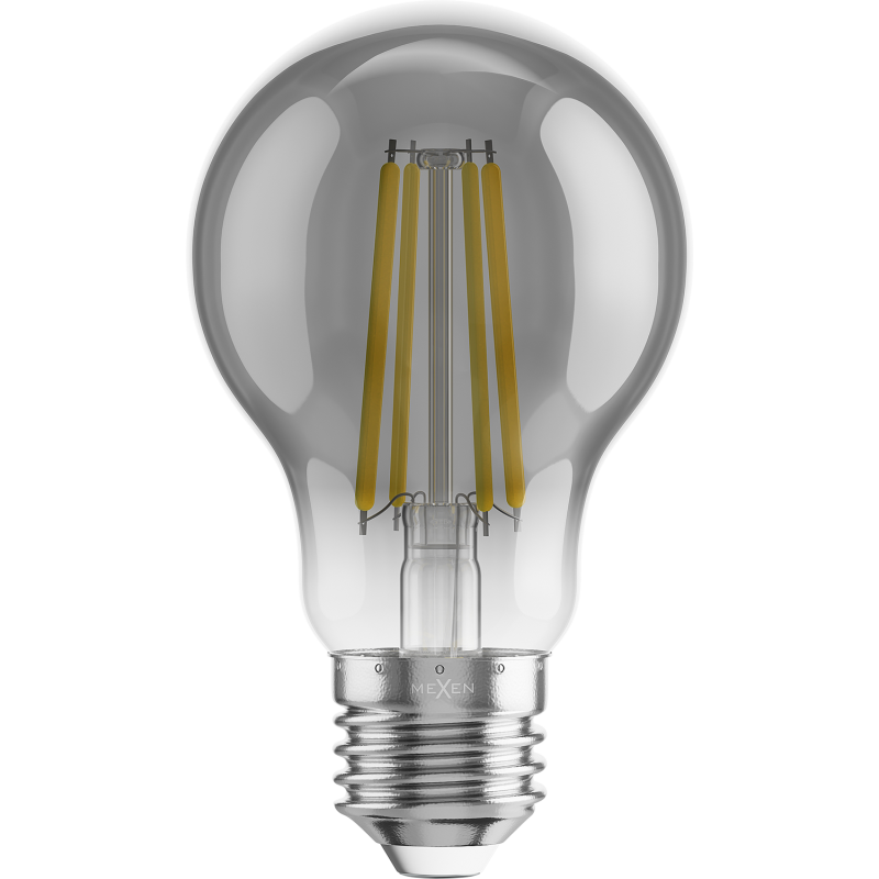 Mexen Vintis 10x LED E27 spuldze ar kvēldiegu, A60, 8W, Silta - 2200K, 600 lm, dūmu - L150-E27-0822-70x10