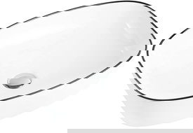 Mexen Lita countertop Ëmfeld 49 x 37 cm, wäiss/schwaarz - 22124907