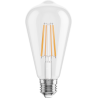 Mexen Vintis 10x Lampadina a filamento LED E27, ST64, 8W, Calda - 2700K, 1055 lm, trasparente - L152-E27-0827-00x10