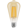 Mexen Vintis 10x LED filamentlampa E27, ST64, 10W, Varm - 2700K, 910 lm, bärnsten - L152-E27-1027-50x10