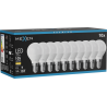 Mexen Nova 10x LED-Glühbirne E14, G45, 1W, Warm - 3000K, 105 lm - L101-E14-0130-01x10
