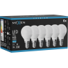 Mexen Nova 6x LED-lamppu E14, G45, 1W, Kylmä - 6500K, 105 lm - L101-E14-0165-01x06