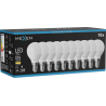 Mexen Nova 10x LED-pirn E14, G45, 3W, Soe - 3000K, 315 lm - L101-E14-0330-01x10