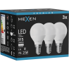 Mexen Nova 3x LED Lamp E14, G45, 3W, Neutraalne - 4000K, 315 lm - L101-E14-0340-01x03