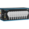 Mexen Nova 10x LED žarnica E14, G45, 5W, Topla - 3000K, 525 lm - L101-E14-0530-01x10