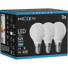 Mexen Nova 3x żarówka LED E14, G45, 5W, Zimna - 6500K, 525 lm - L101-E14-0565-01x03