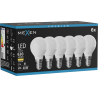 Mexen Nova 6x LED-lampa E14, G45, 6W, Varm - 3000K, 630 lm - L101-E14-0630-01x06