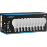 Mexen Nova 10x Bombilla LED E14, G45, 6W, Cálida - 3000K, 630 lm - L101-E14-0630-01x10