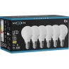Mexen Nova 6x Bombilla LED E14, G45, 7W, Cálida - 3000K, 735 lm - L101-E14-0730-01x06