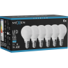 Mexen Nova 6x LED-lampa E14, G45, 7W, Kall - 6500K, 735 lm - L101-E14-0765-01x06