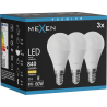 Mexen Nova 3x Ampoule LED E14, G45, 8W, Chaude - 3000K, 840 lm - L101-E14-0830-01x03