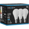 Mexen Nova 3x LED pirn E14, G45, 9W, Külm - 6500K, 945 lm - L101-E14-0965-01x03