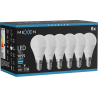 Mexen Nova 6x LED-lampa E14, G45, 10W, kall - 6500K, 1055 lm - L101-E14-1065-01x06