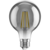 Mexen Vintis 3x żarówka filament LED E27, G80, 8W, Ciepła - 2700K, 680 lm, smoke - L155-E27-0827-70x03