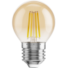 Mexen Vintis 3x żarówka filament LED E27, G45, 4W, Ciepła - 2200K, 400 lm, amber - L156-E27-0422-50x03