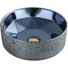 Mexen Lupita lavabo posé sur table 41 x 41 cm, bleu - 22144163