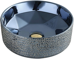 Mexen Lupita lavabo posé sur table 41 x 41 cm, bleu - 22144163
